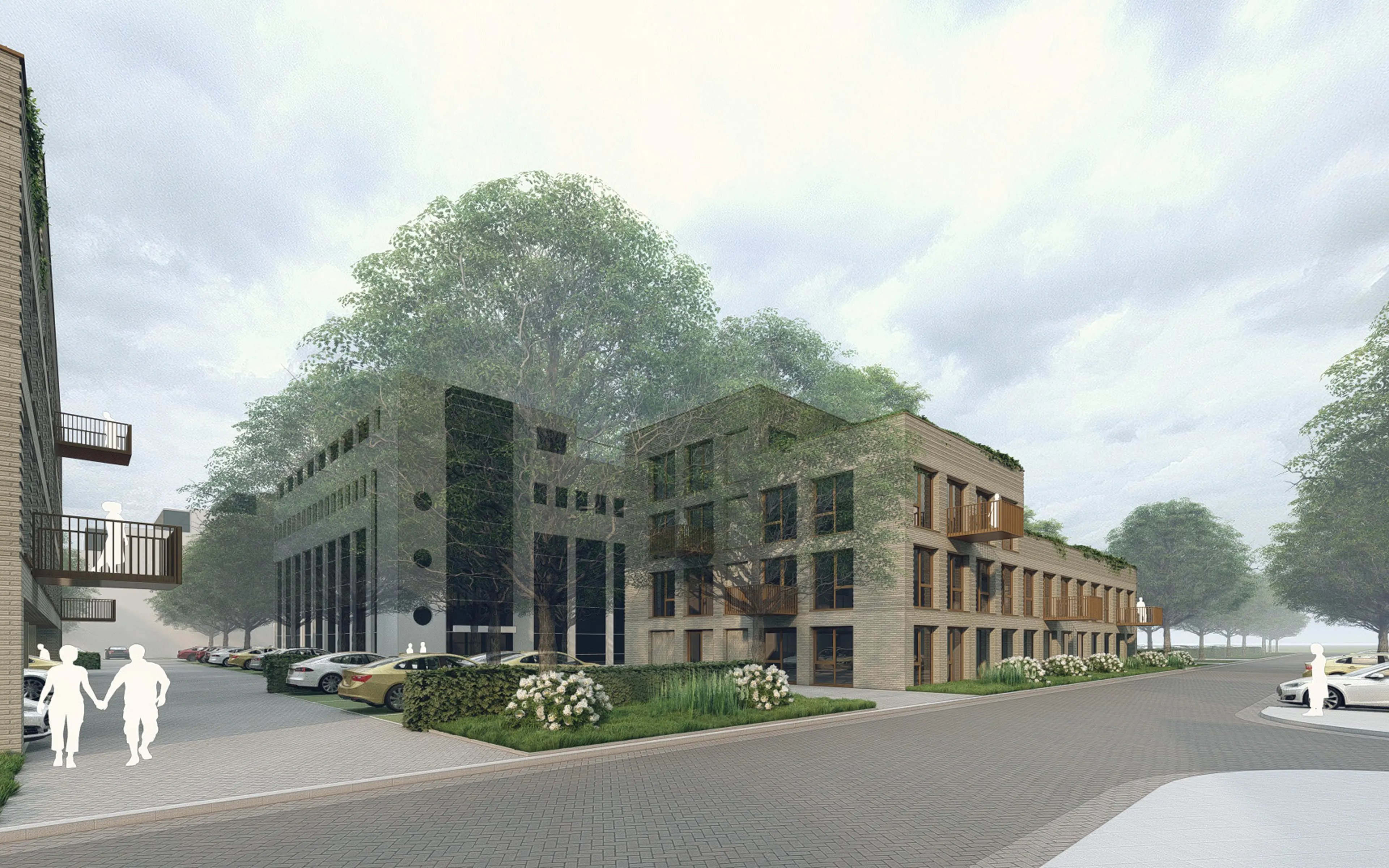 A modern style building